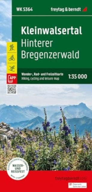 Kleinwalsertal Hiking, Cycling & Leisure Map