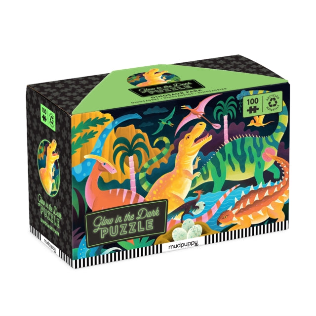 Dinosaur Park 100 Piece Glow in the Dark Puzzle