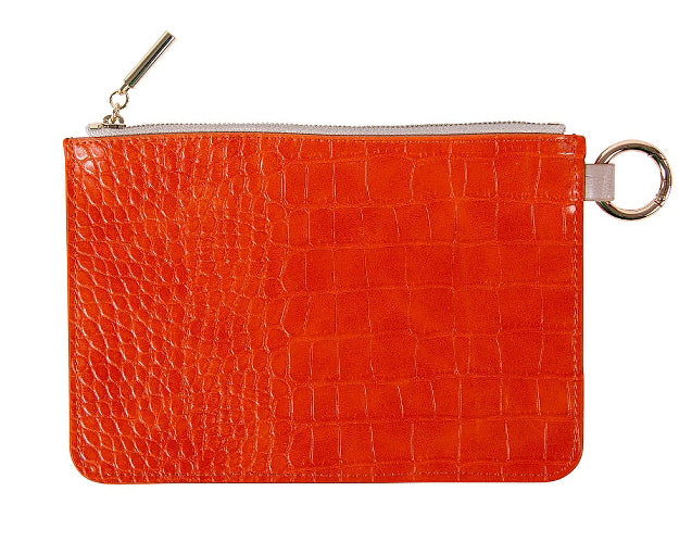 Kozmetična torbica Artebene Majoie, oranžna