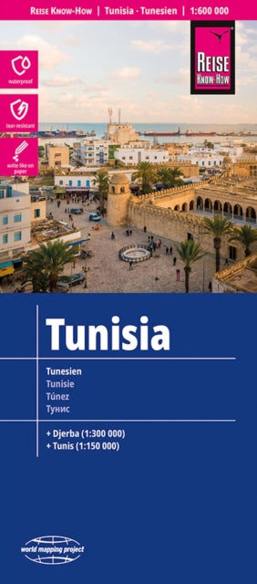 Tunisia Map 1:600,000 scale