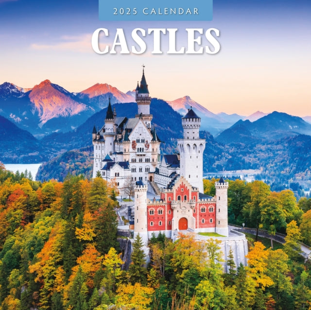 Castles 2025 Square Wall Calendar