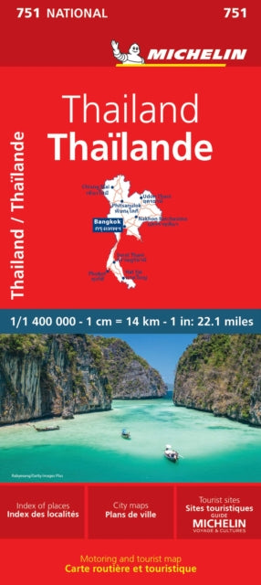 Thailand - Michelin National Map 751