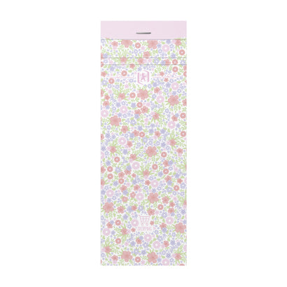 Blok Floral Soft Touch, 7,4x21 cm, črtani, 90-listni, sortirane barve