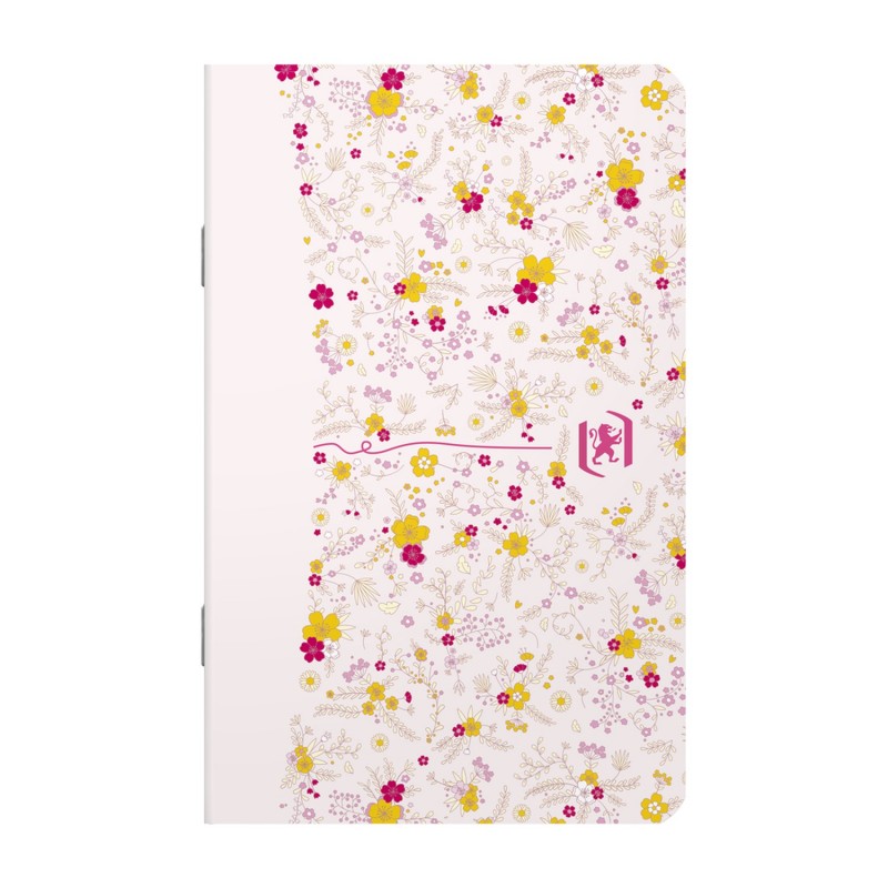Beležka A6 Floral Soft Touch, črtana, 30-listna, sortirane barve