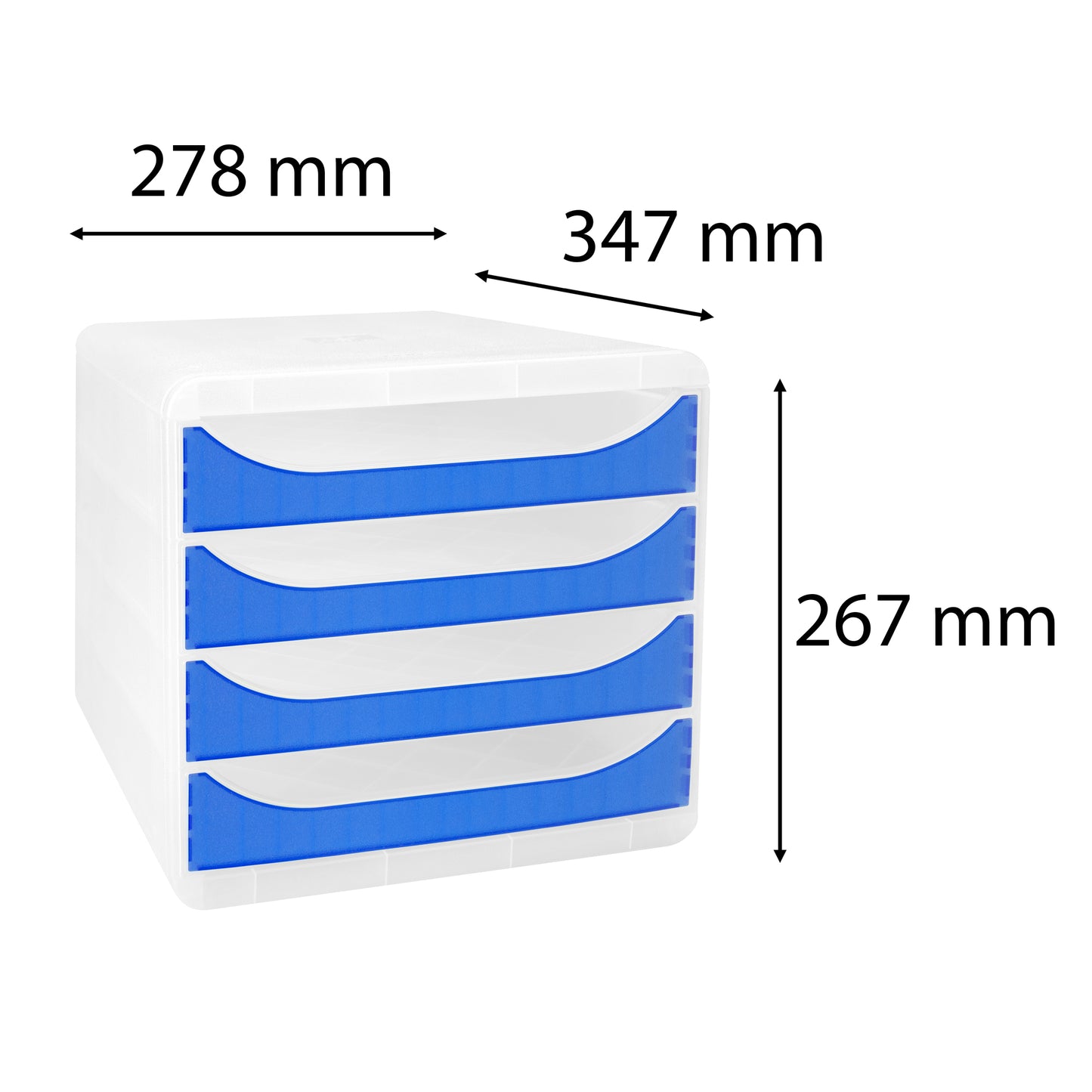 DARILO: Namizni predalnik Big Box, MODRA