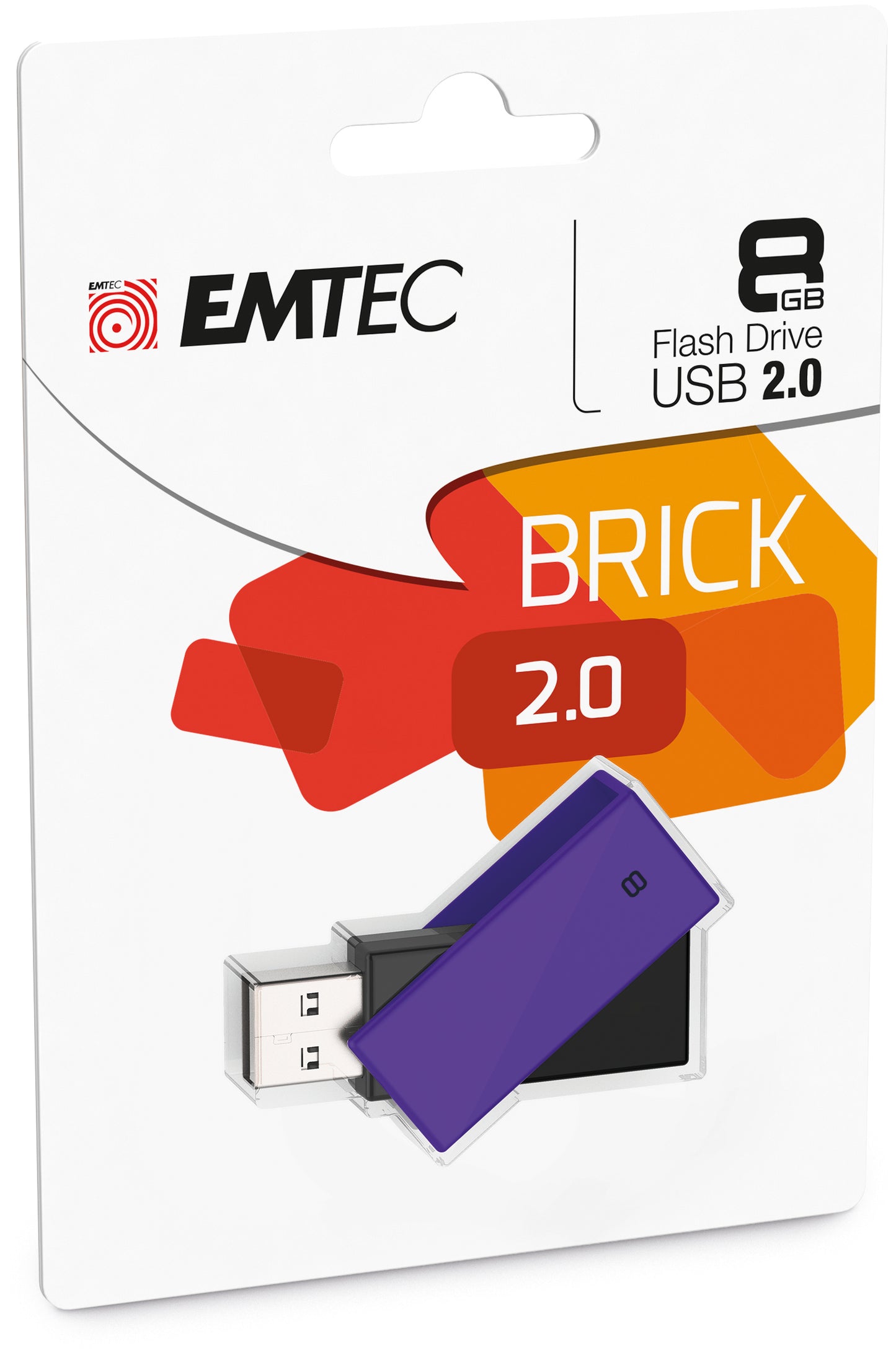 USB disk EMTEC 8GB Brick C350 vijola