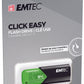 USB disk EMTEC 64GB Click E B110 3.2 Zelen