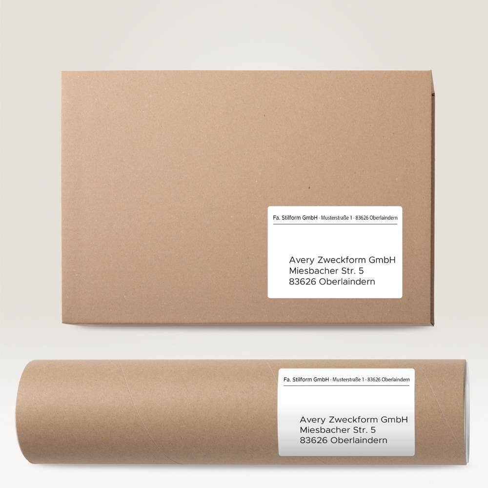 Etikete papirne bele univerzalne Avery Zweckform 3426, 105 x 70 mm
