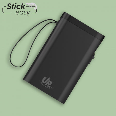 Mini tiskalnik nalepk UPRINT STICK EASY, črn