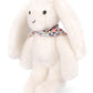 Plišasta igrača Zajec DouDou, 25 cm, bel