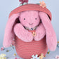 Plišasta igrača Zajec DouDou, 35 cm, roza