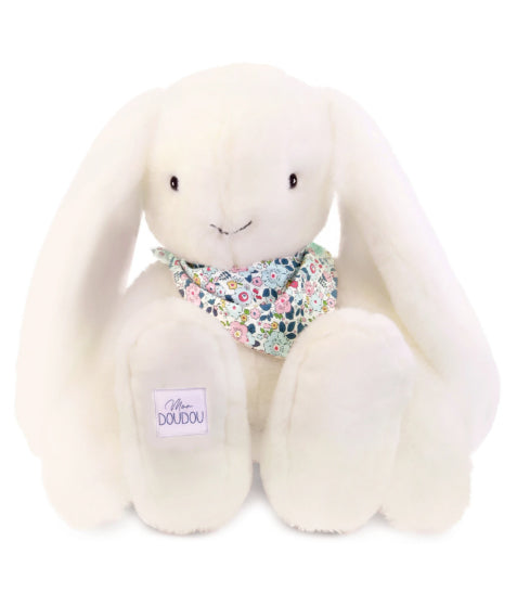 Plišasta igrača Zajec DouDou, 35 cm, bel