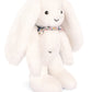 Plišasta igrača Zajec DouDou, 35 cm, bel