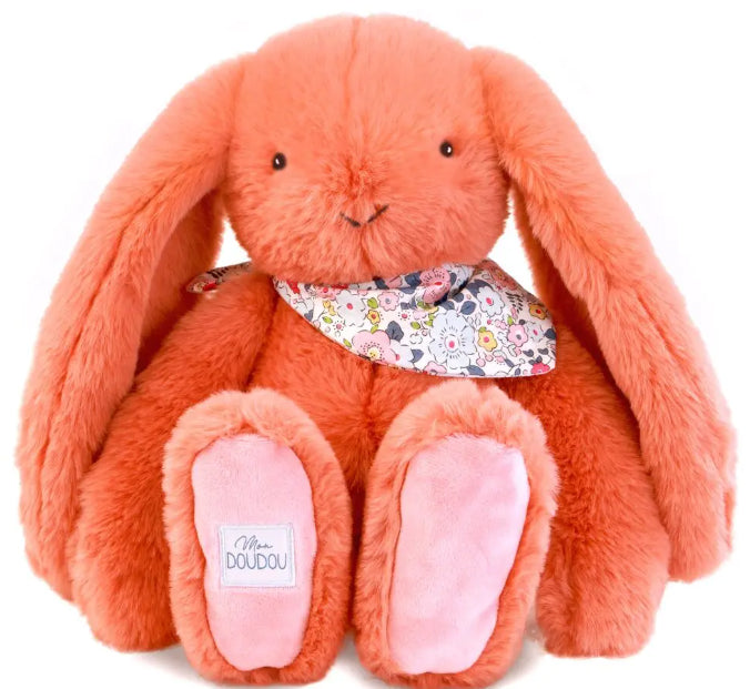 Plišasta igrača Zajec DouDou, 35 cm, oranžen