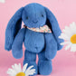 Plišasta igrača Zajec DouDou, 35 cm, moder
