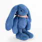 Plišasta igrača Zajec DouDou, 35 cm, moder