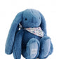 Plišasta igrača Zajec DouDou, 35 cm, moder