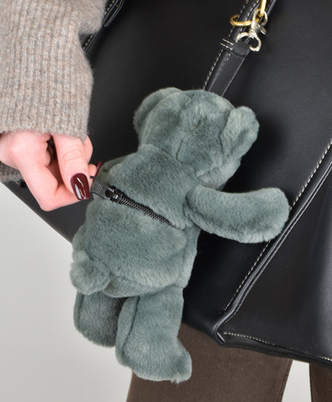 Obesek za ključe Medvedek DouDou, zelen