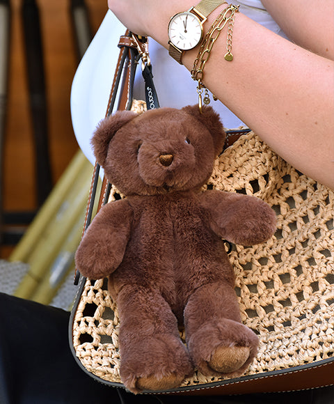 Obesek za ključe Medvedek DouDou, rjav