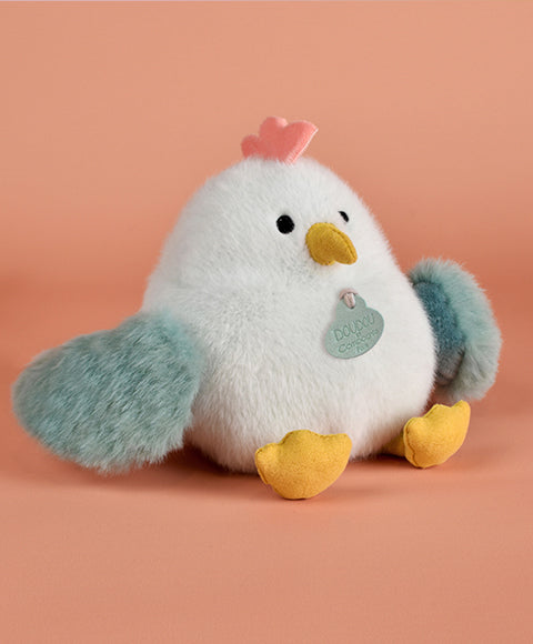 Plišasta igrača Piščanček DouDou, 15 cm, zelen
