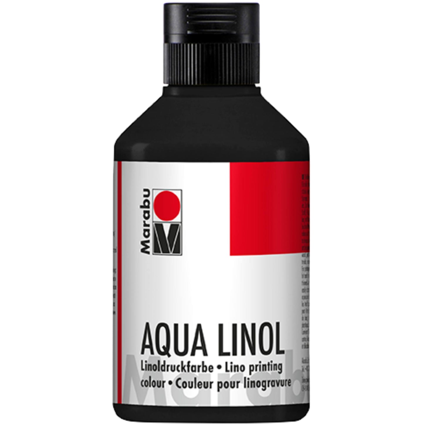 Barva za linotisk Marabu, črna 073, 250 ml