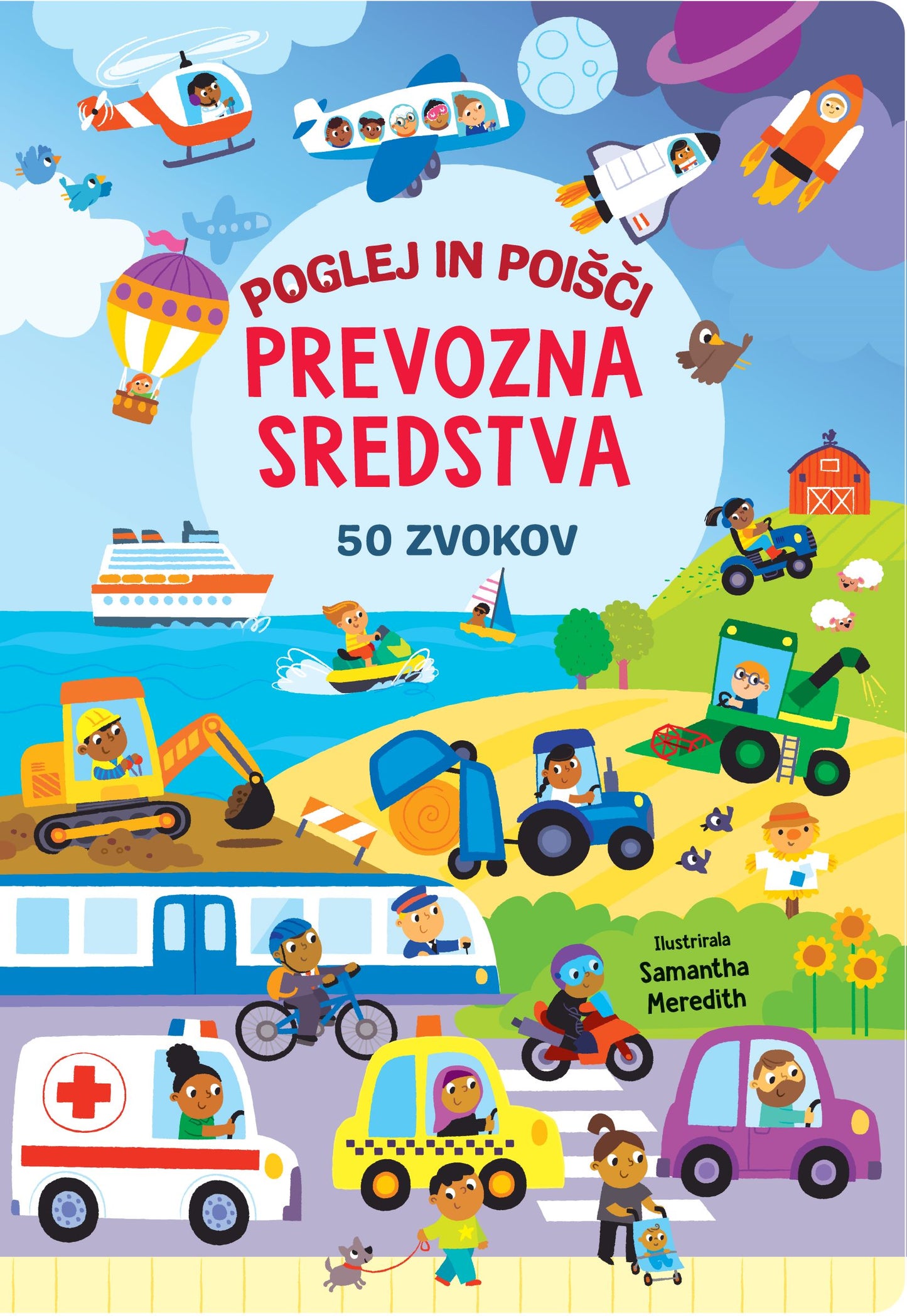 Poglej in poišči: Prevozna sredstva (Zvočna knjiga)