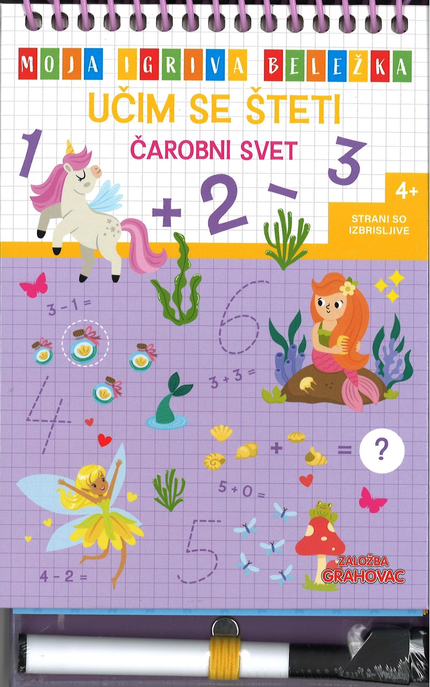 Učim se pisati: Čarobni svet (4+)