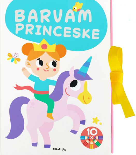Barvam princeske (z barvicami)