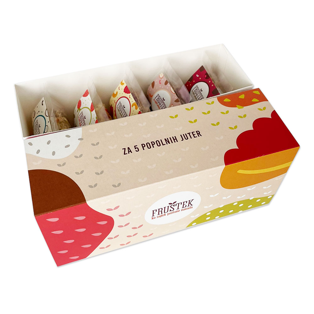 Set granol Fruštek 5 POPOLNIH JUTER, 5x60g