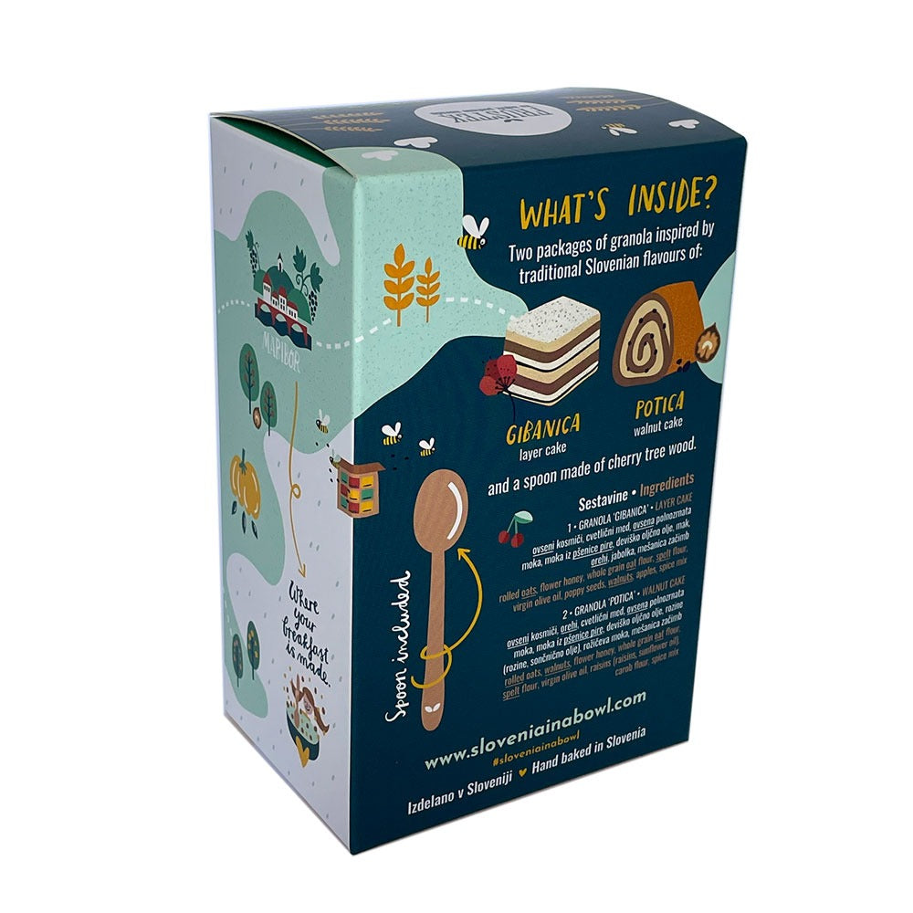 Set granol Fruštek SLOVENIJA V SKODELICI