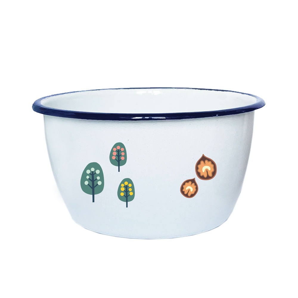 Skodelica SLOVENIJA, emajlirana, 600 ml