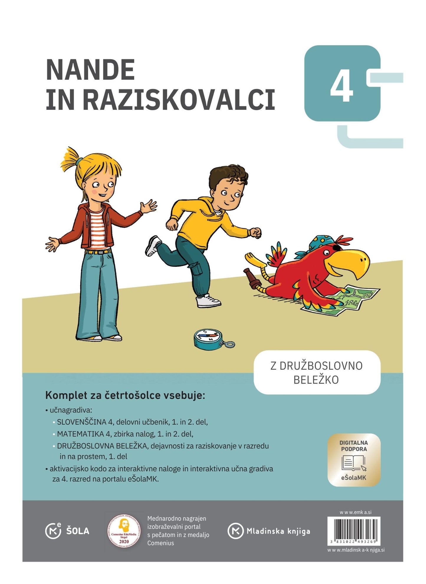 NANDE IN RAZISKOVALCI 4 KOMPLET (DRU,SLO,MAT)