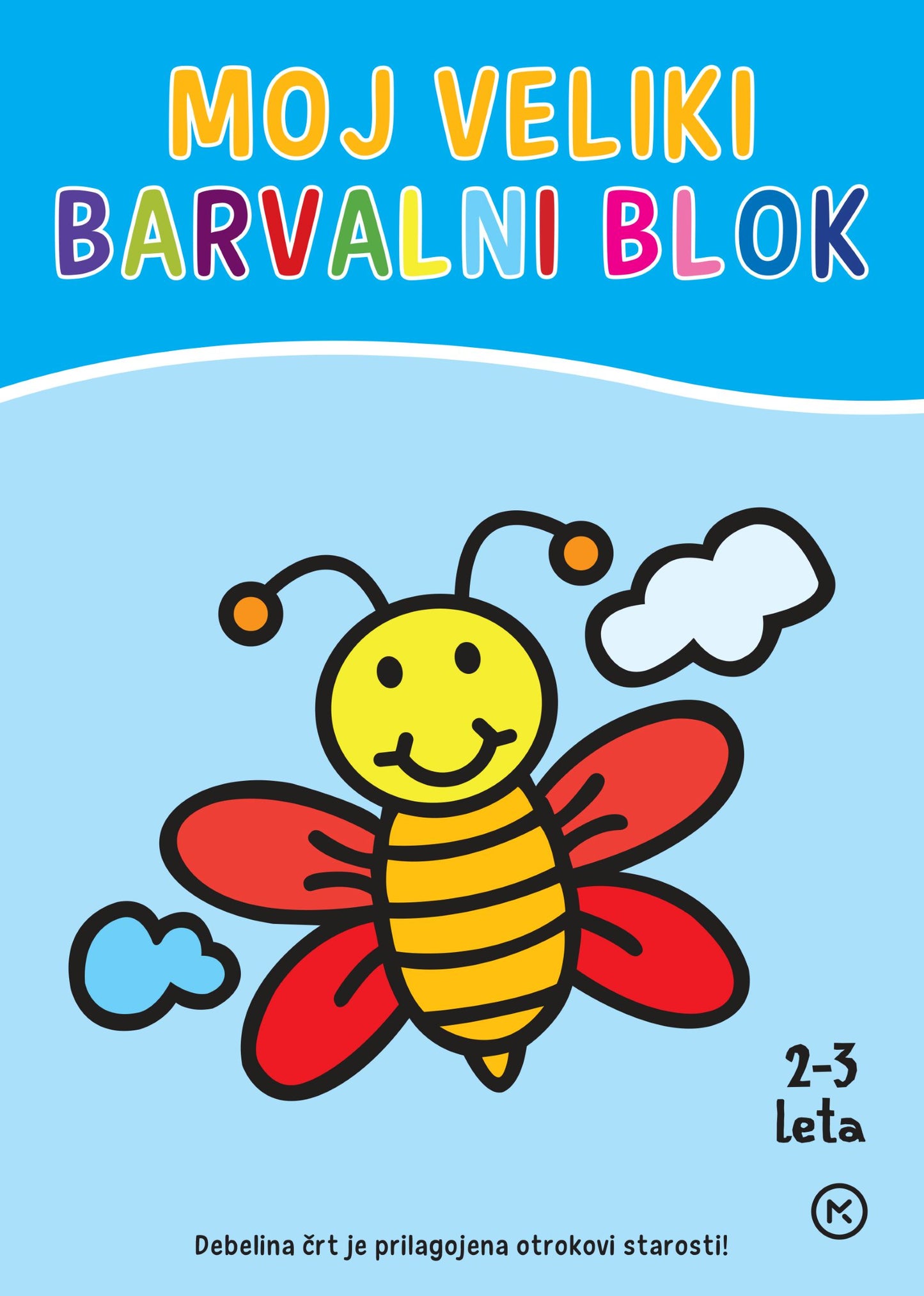 Moj veliki barvalni blok (2-3 leta)