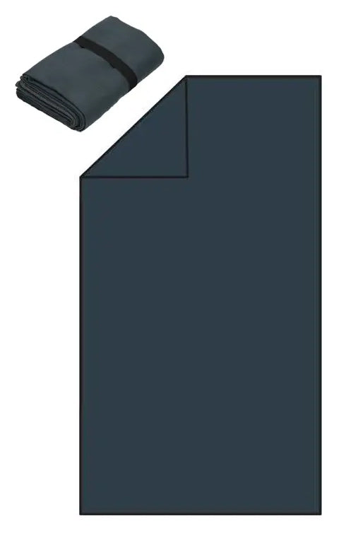Brisača Active L microfibra, 140x70 cm, antracit
