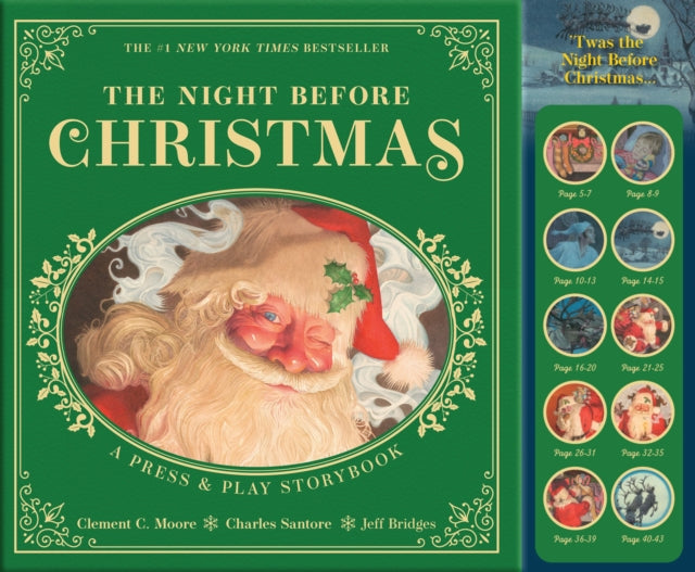 Night Before Christmas Press and   Play Storybook