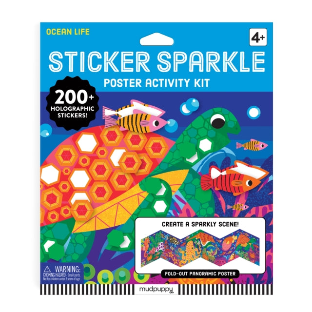 Ocean Life Sticker Sparkle Poster Activity Kit