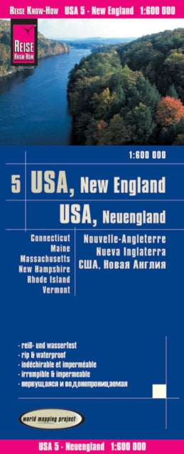 USA 5 New England (1:600.000)