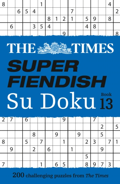 Times Super Fiendish Su Doku Book 13