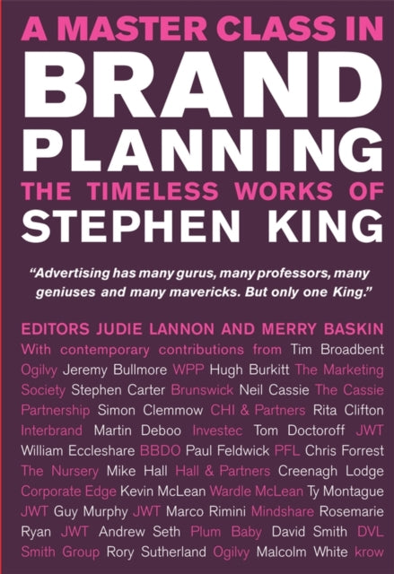 Master Class in Brand Planning