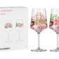 Set kozarcev za gin, 2/1 RITZENHOFF, 544 ml, cvetovi in flamingo