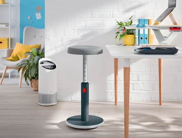Stol LeitzCosy Active Sit&Stand, siv