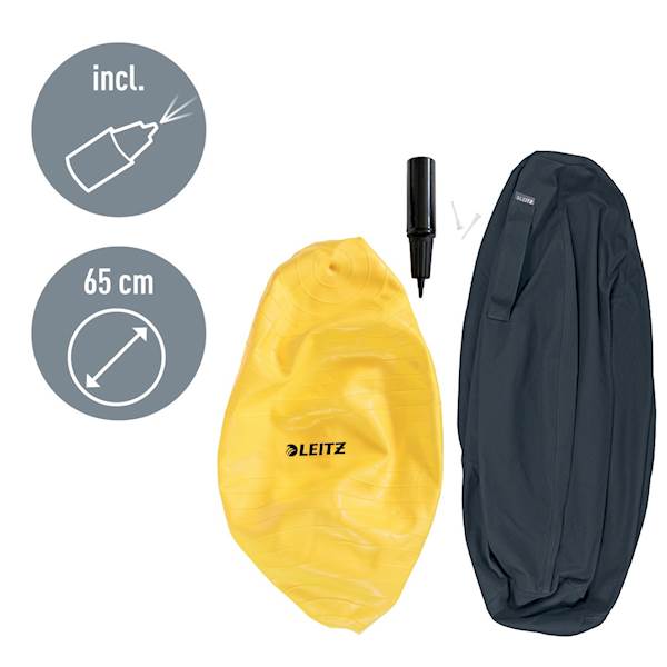 Žoga za sedenje Leitz Ergo Cosy Active, siva