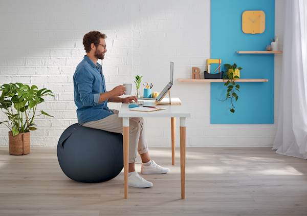 Žoga za sedenje Leitz Ergo Cosy Active, siva