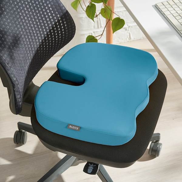 Ergonomska blazina za stol Leitz Ergo Cosy, modra