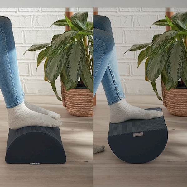Naslon za stopala Leitz Ergo Cosy, siv