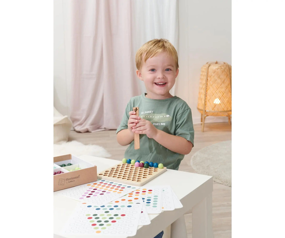 Montessori igra sortiranja kroglic Mini – Eichhorn