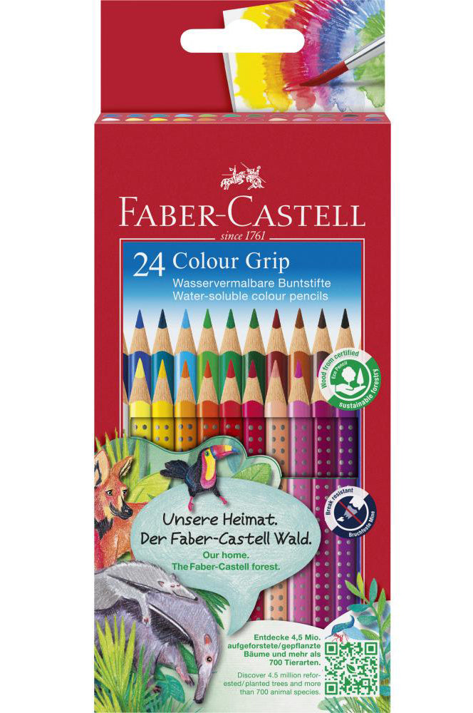 Barvice Faber-Castell 112424 Grip 2001, 24/1