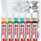 Barve za steklo Marabu Dinosaur, 6x25 ml