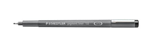 Liner Staedtler 308 10-9 Pigment, črn