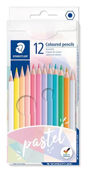 Barvice Staedtler 146 c12, pastelne, kartonasta škatla, 12/1